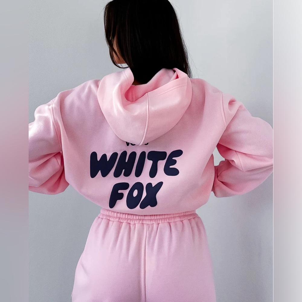 WHITE FOX Offstage Hoodie Posy Pink NWT - Picture 2 of 16